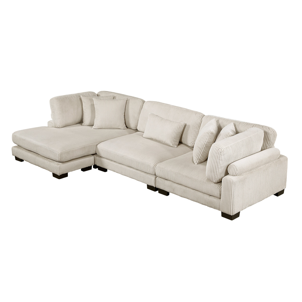 Traverse-(3)3-Piece Modular Sectional with Reversible Chaise image
