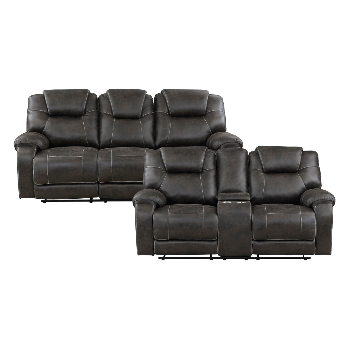 Gainesville-2pc Set: Sofa, Love image