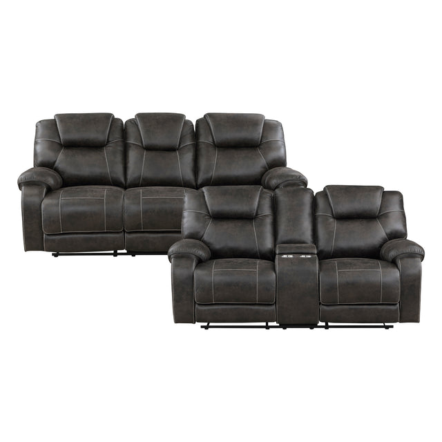 Gainesville-2pc Set: Sofa, Love image