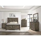 Maverick Panel Bedroom Set in Antique Grey