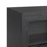 St. Cloud Fireplace with Sound System in Black