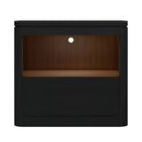 Rosalie Nightstand with USB & LED