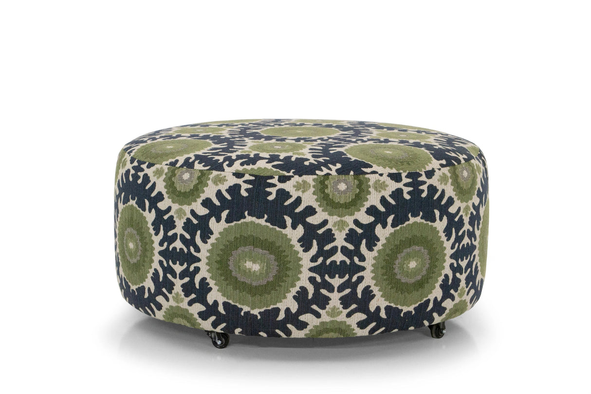 90056 Lg Round Ottoman