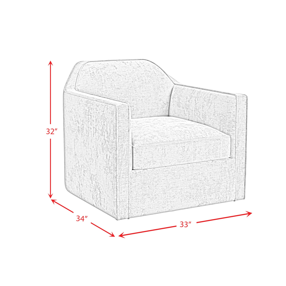 Hamlin Swivel Chair in Beamer Blue