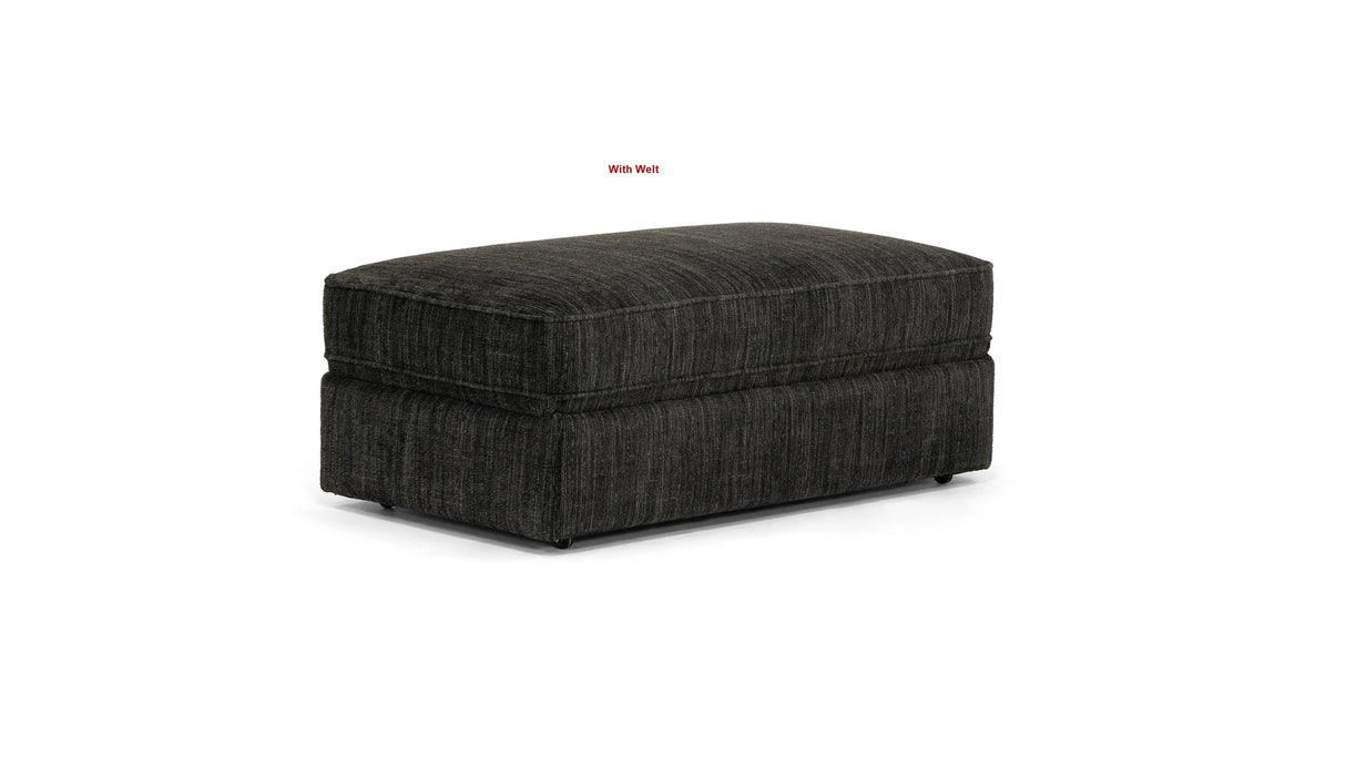 92713 Sm. Sq. Ottoman w/Welt