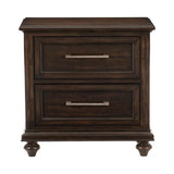 Cardona Nightstand in Driftwood Charcoal 1689-4