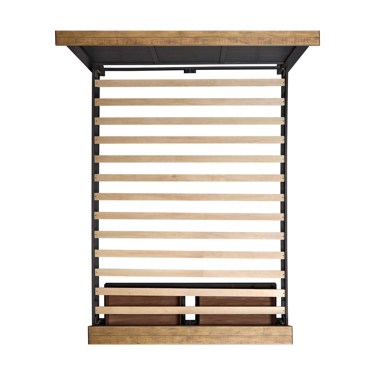 Montrose Storage Bed in Espresso & Brown