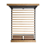 Montrose Storage Bed in Espresso & Brown