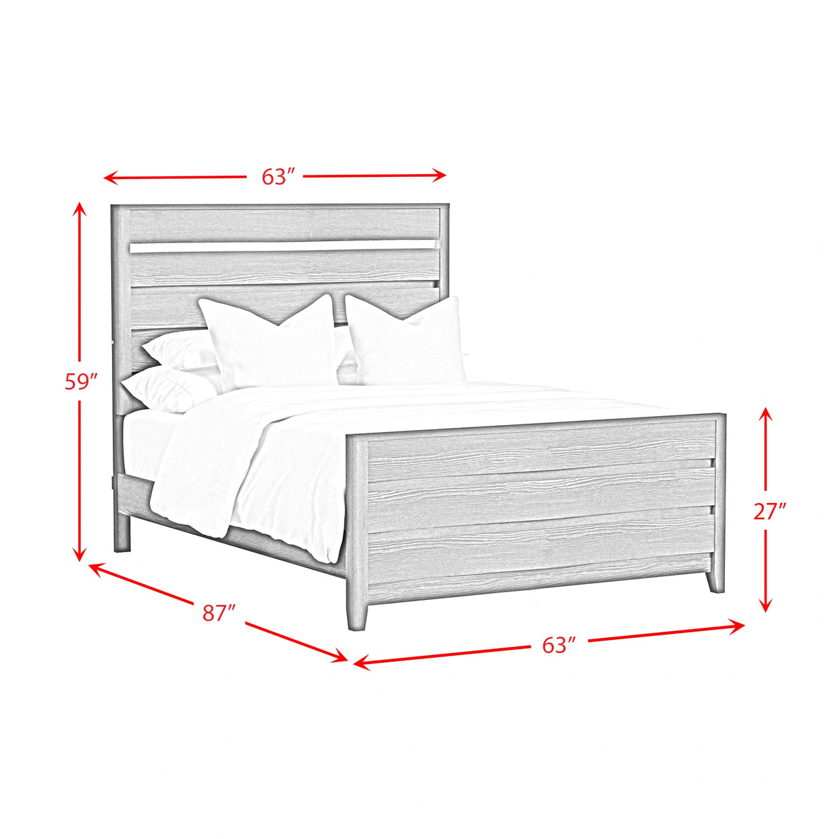 Tobias Bedroom Set with LED