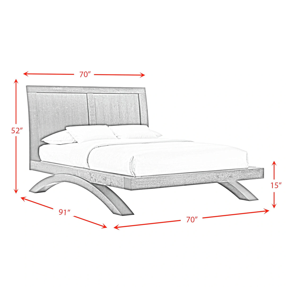 Allan Panel Bedroom Set in Black