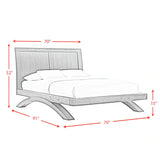 Allan Panel Bedroom Set in Black