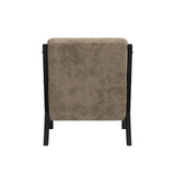Marina Chair with Kidney Pillow and Brushed Espresso Finish