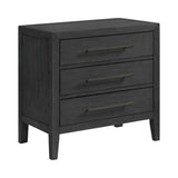 Versailles Contemporary 3-Drawer Nightstand