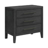 Versailles Contemporary 3-Drawer Nightstand