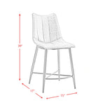 Riko 5PC Counter Height Dining Set-Table and Four Chairs