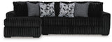 Midnight-Madness Sectional with Chaise
