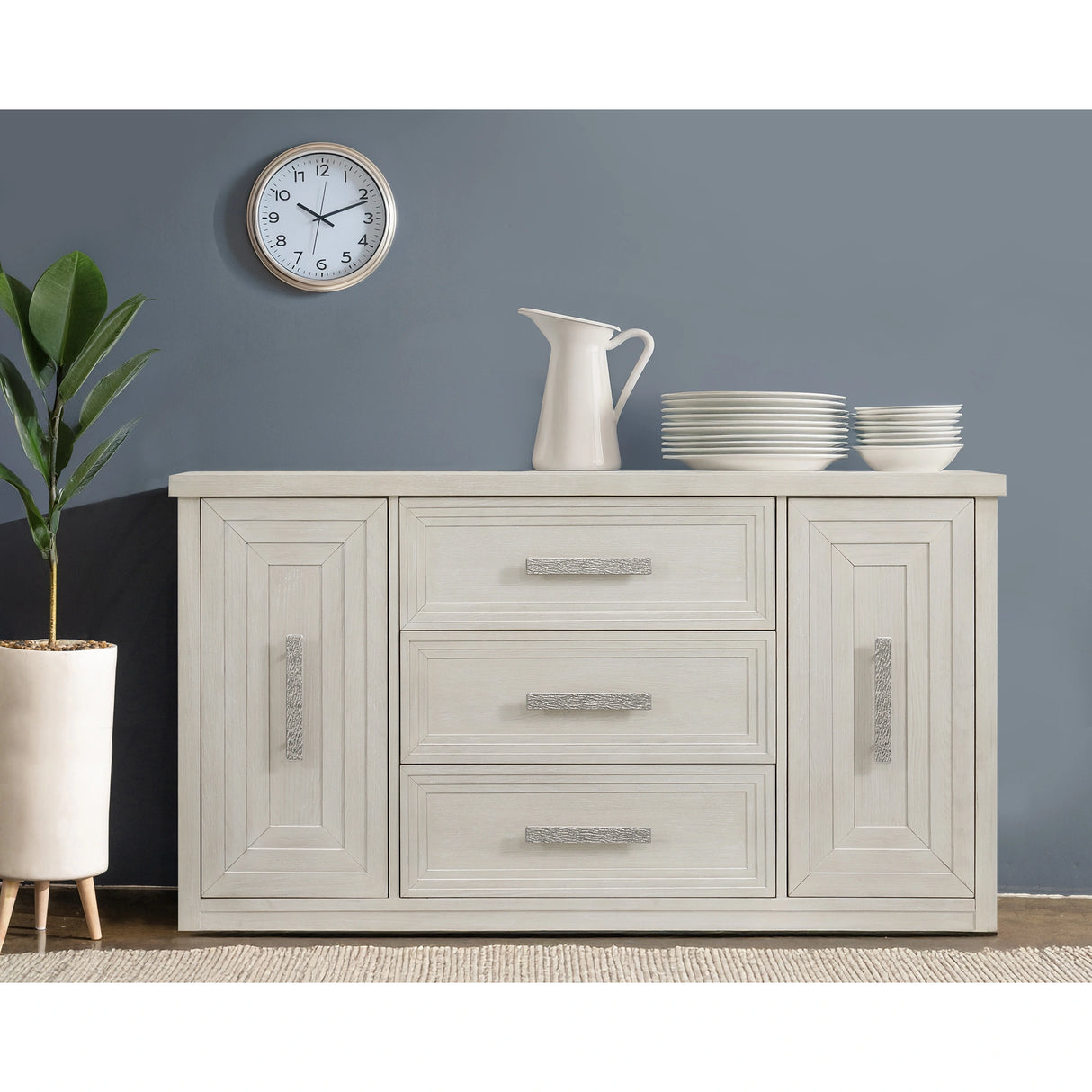 Avalanche Server in Antique White