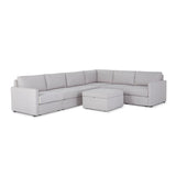 Flex 6-Seat Sectional with Narrow Arm and Storage Ottoman - 5000003377