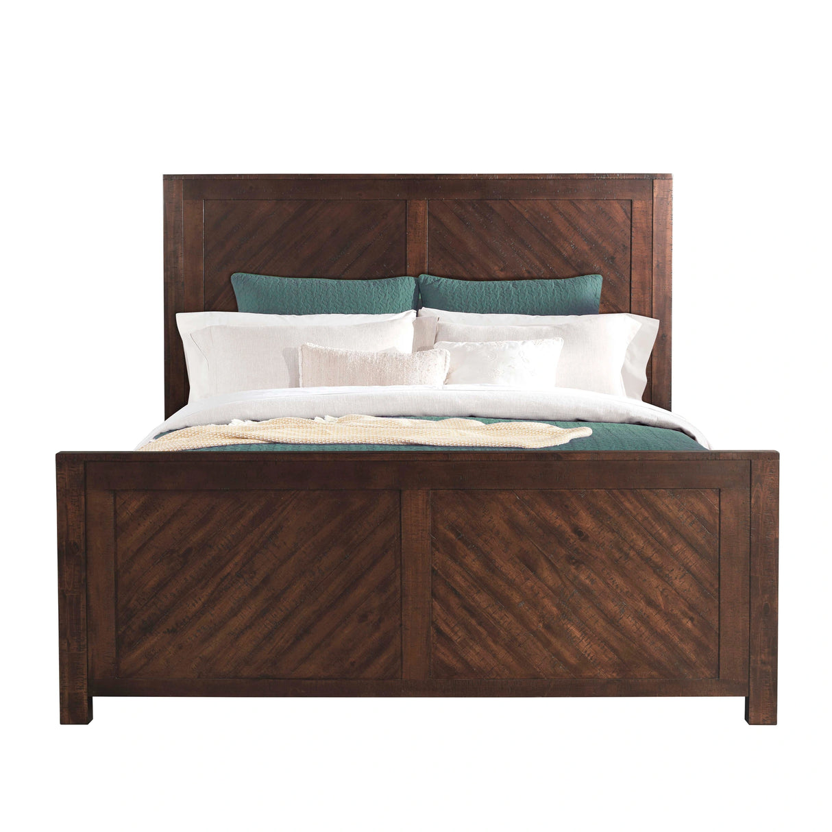Jax Platform Storage Bed in Cherry
