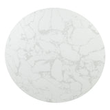 Round Dining Table w/Marble