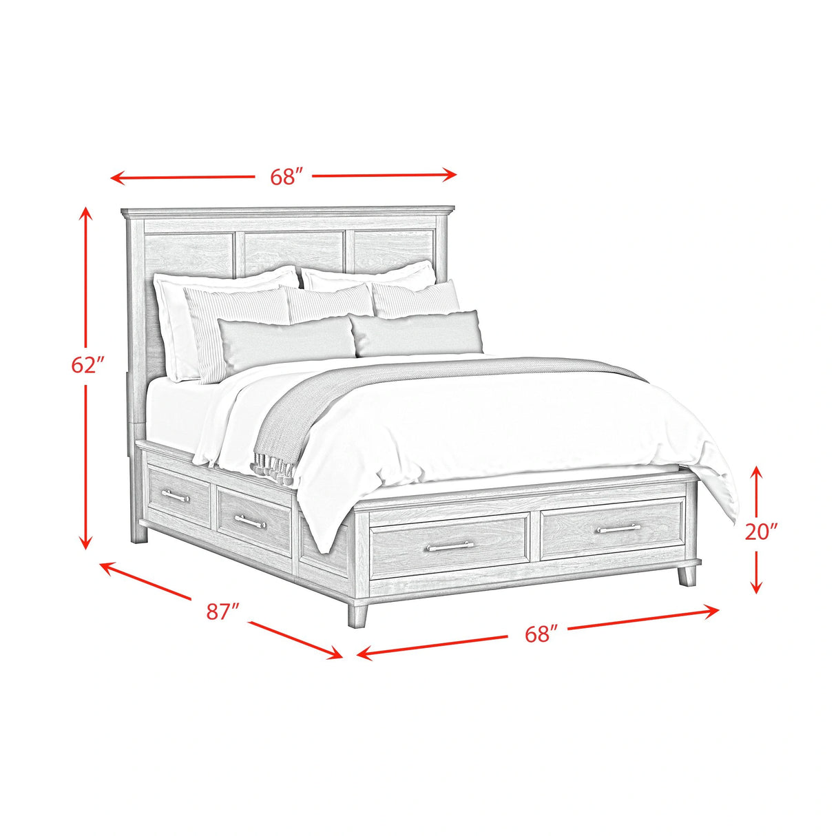 Canterbury Storage Bedroom Set