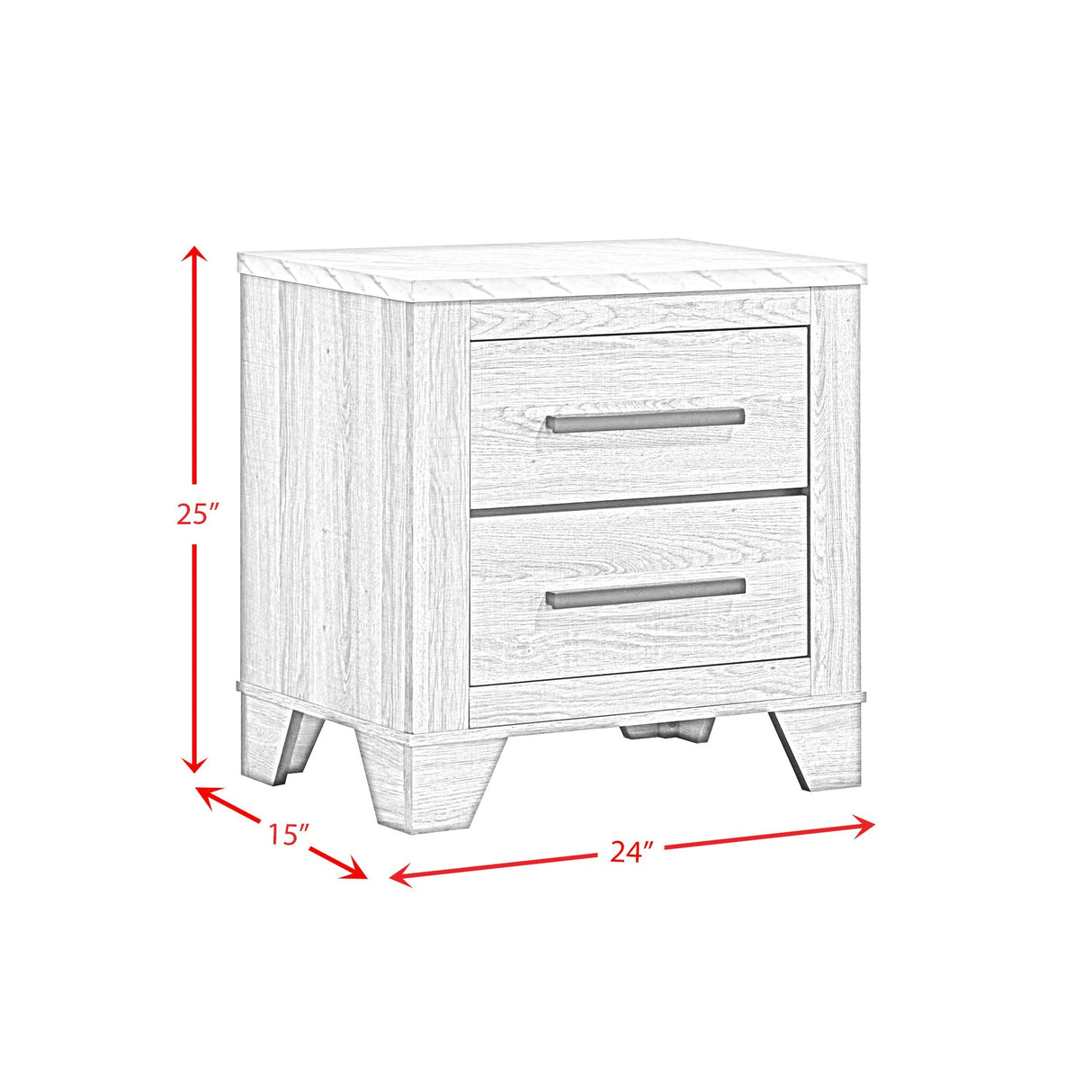 Caro Bedroom Set in Natural
