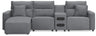 Modmax II Reclining Sectional with Chaise and Audio Console