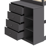 Bunk Bed (T/T) w/4 Drawers & 3 Compartments