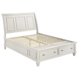 Sandy Beach Panel Platform Storage Bed