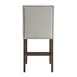 Seneca Counter Side Chair with Grey Fabric (2 Per Carton)