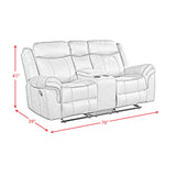 Sorrento Motion Loveseat with Console