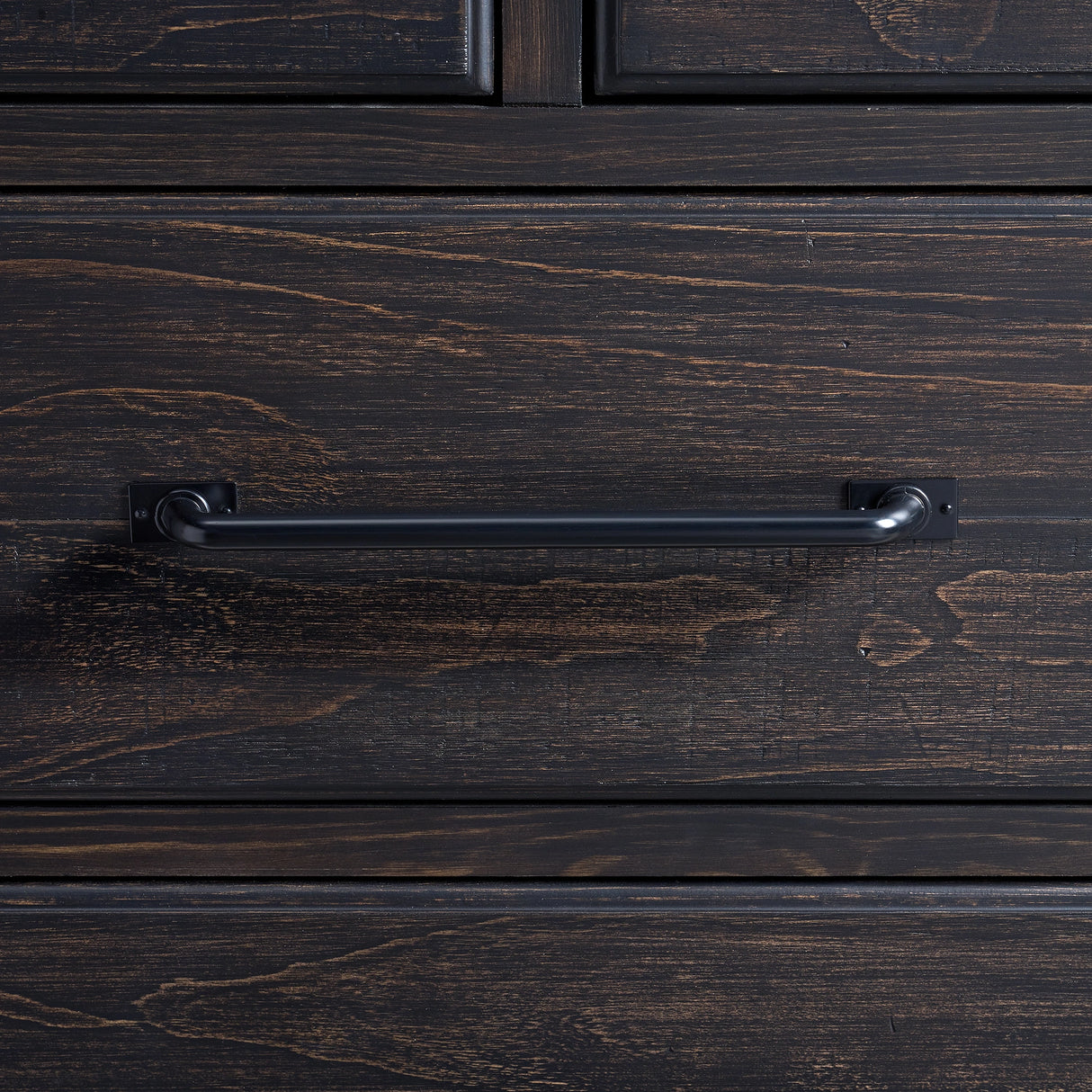 Montrose Dresser and Mirror Set in Espresso & Brown