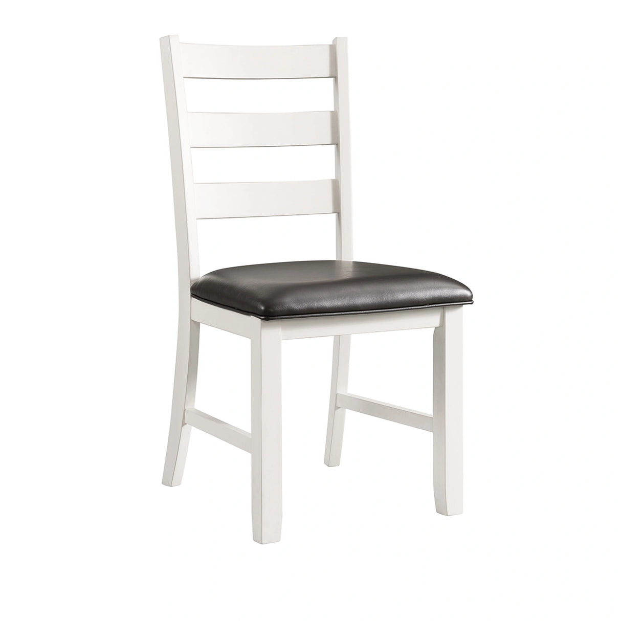 Martin 3 pc Drop Leaf Dining Set (Dark Brown Top - White Base)