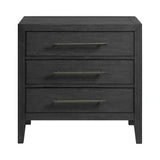 Versailles Contemporary 3-Drawer Nightstand