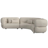 Four Seasons Wedge in Woolen Camel with 2 Pillows