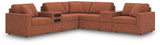 Modmax Balanced Sectional with Audio and Storage Consoles