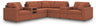 Modmax Balanced Sectional with Audio and Storage Consoles