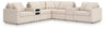 Modmax Balanced Sectional with Audio and Storage Consoles