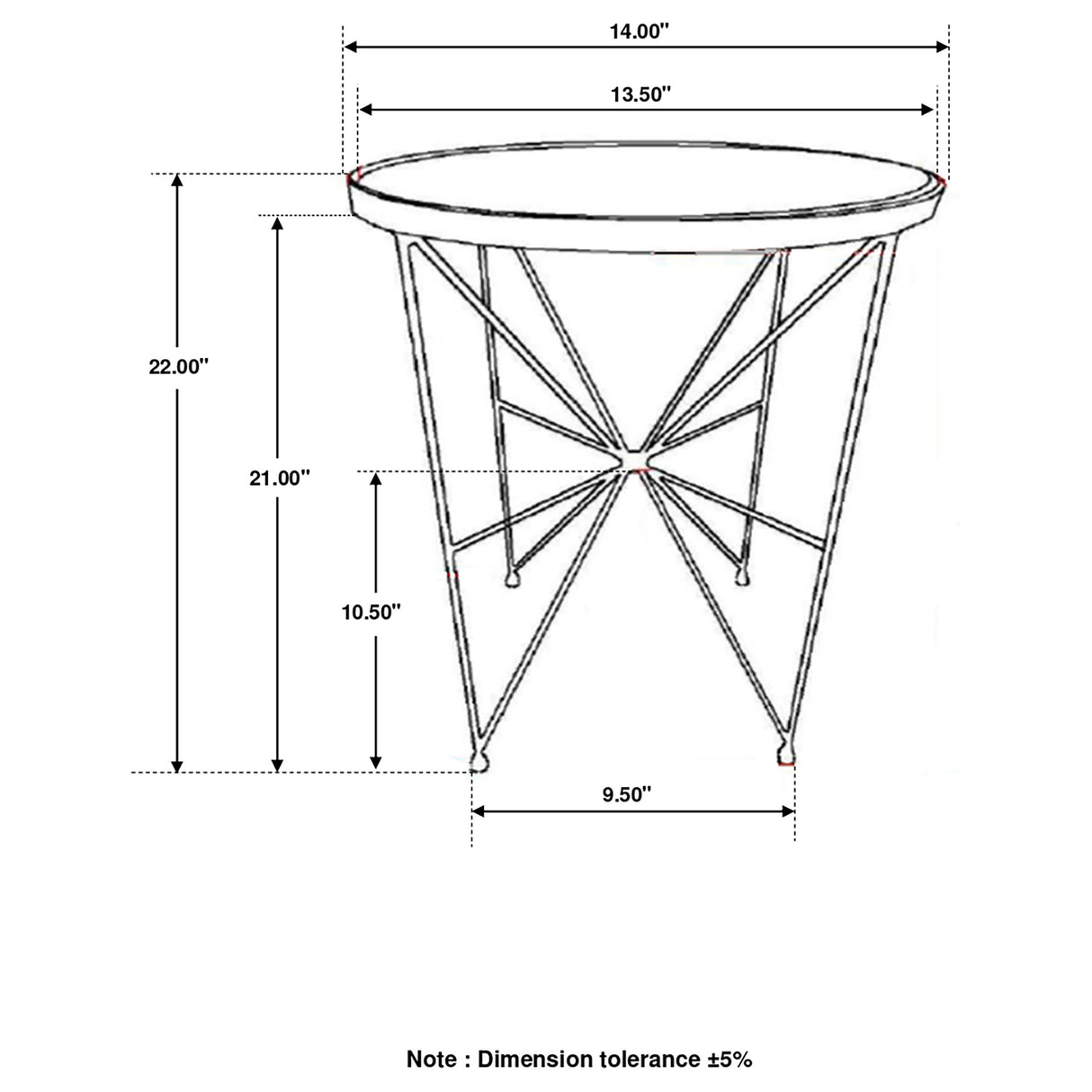 Eliska Side Table