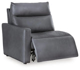ModZ Power Reclining Sectional with Audio Consoles