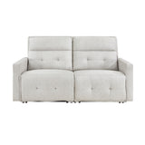 Salida-(2)Power Double Reclining Love Seat with Power Headrests image