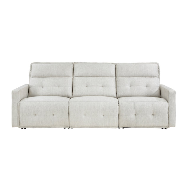 Salida-(3)Power Double Reclining Sofa with Power Headrests image