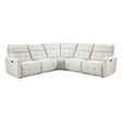 Salida-(5)5-Piece Modular Power Reclining Sectional with Power Headrests image