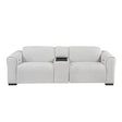 McPherson-(3)Power Double Reclining Love Seat with Center Console and Power Headrests, Charging Ports image