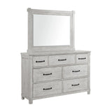 Scott Dresser & Mirror Set White Finish