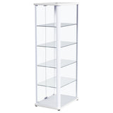Aero Curio Cabinet with LED Lighting