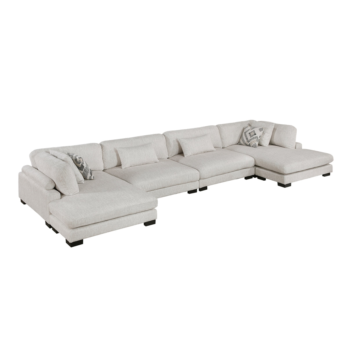 Tinley-(4)4-Piece Modular Sectional with Chaise image