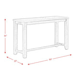 Jax Bar Table Single Pack (Table + Three Stools) in Cherry