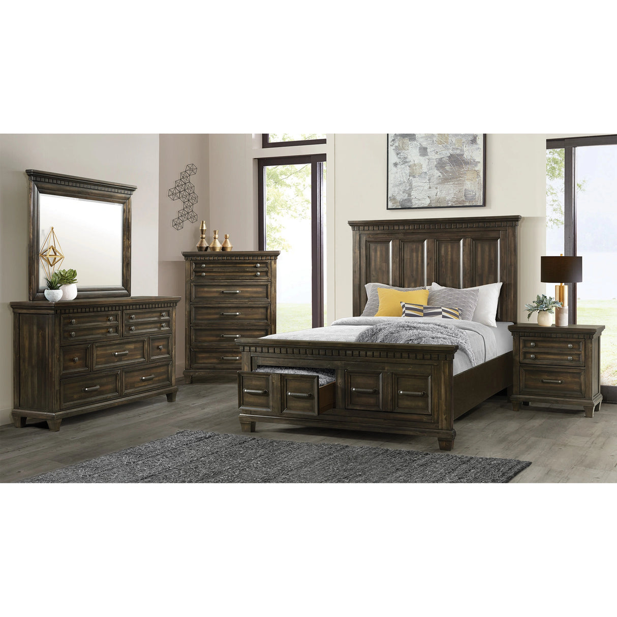 McCoy 2-Drawer Nightstand with USB