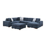 Raife-(5)5-Piece Sectional with Right Chaise and Storage Ottoman image